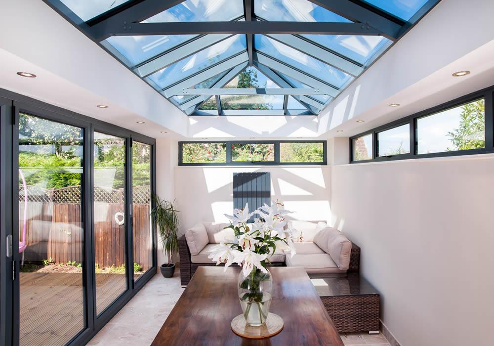 Atlas Skyroom orangery roof from outside