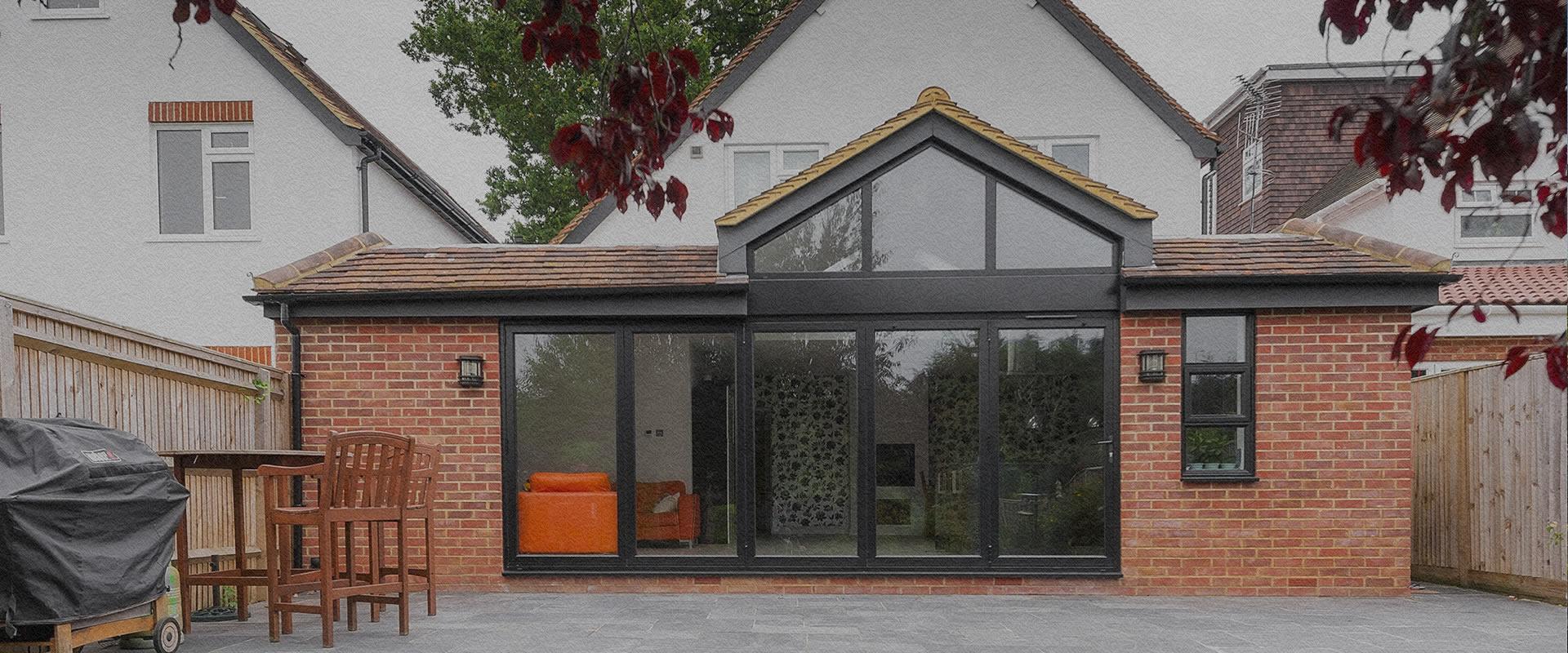 Origin aluminium windows in a contemporary home with wide glazed openings