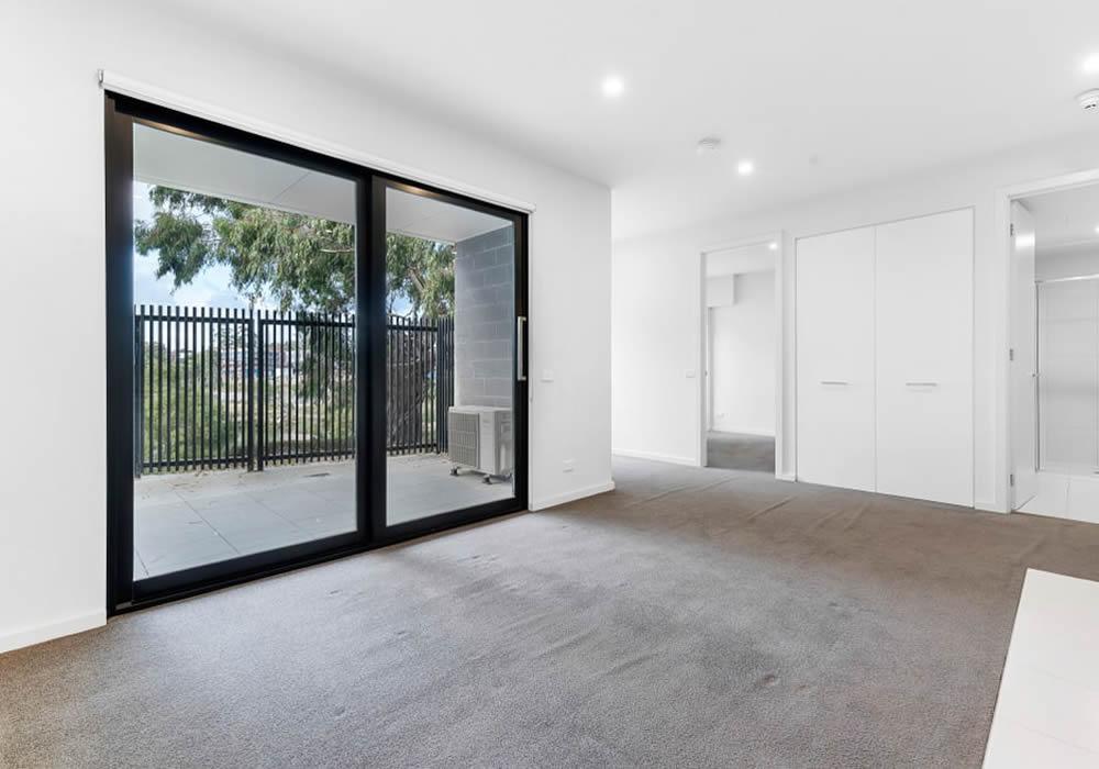 Origin aluminium sliding patio door